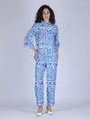 Indigo Mosaic Co-ord Set
