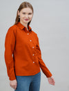 Solid Rust Orange